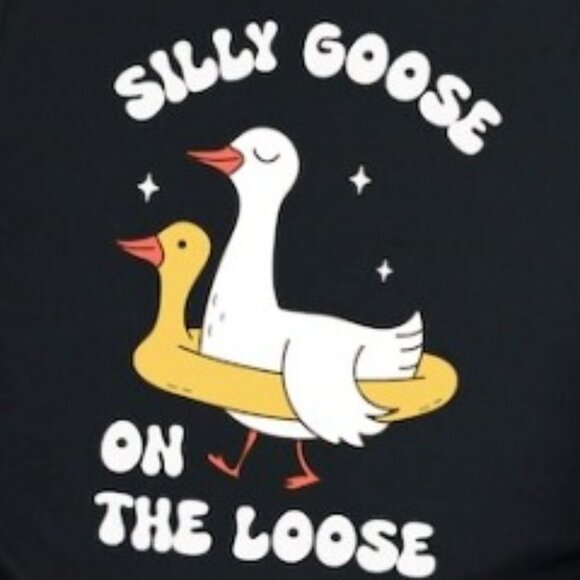 Silly Goose Shirt, Silly Goose On The Loose Shirt, Funny Graphic Tee - Picture 2 of 4